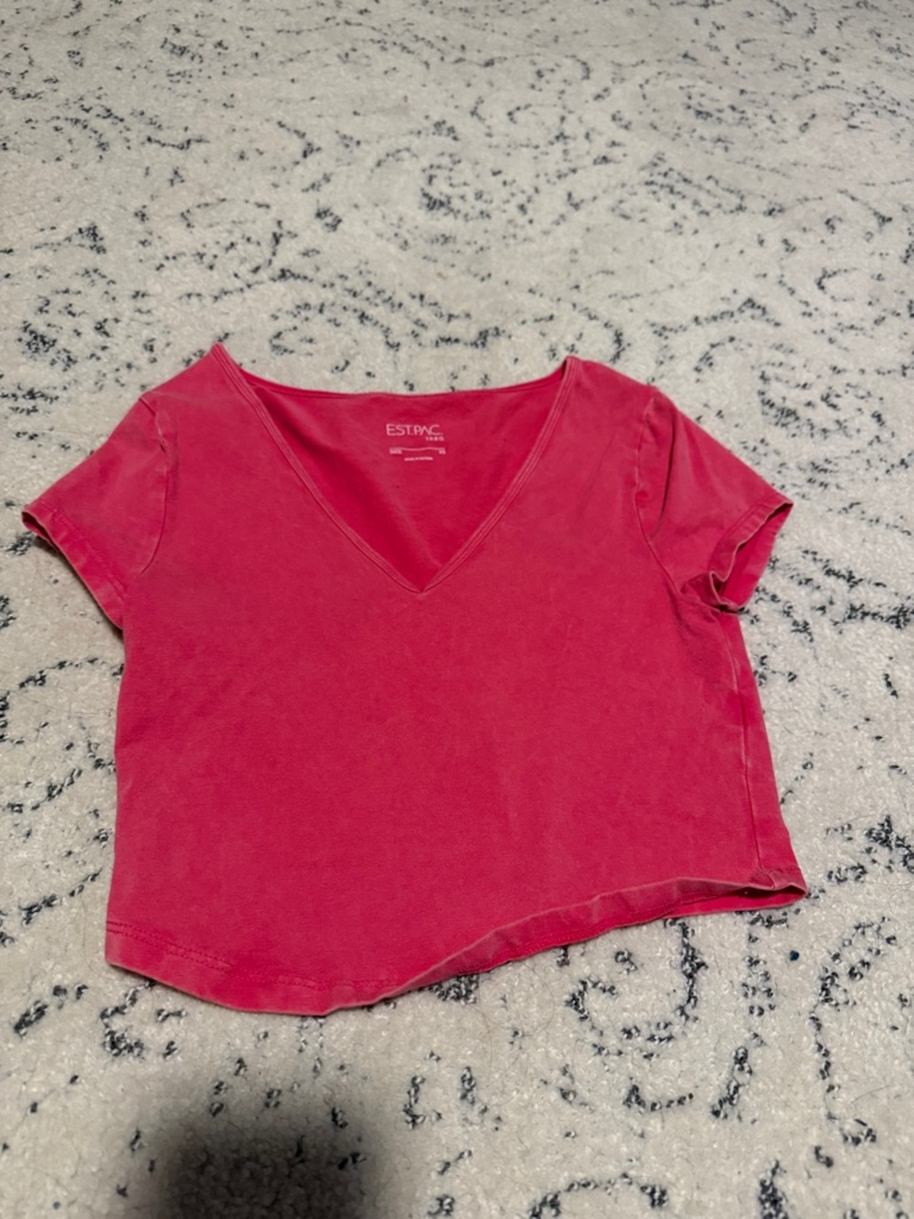 PacSun Pink V-Neck Crop Top